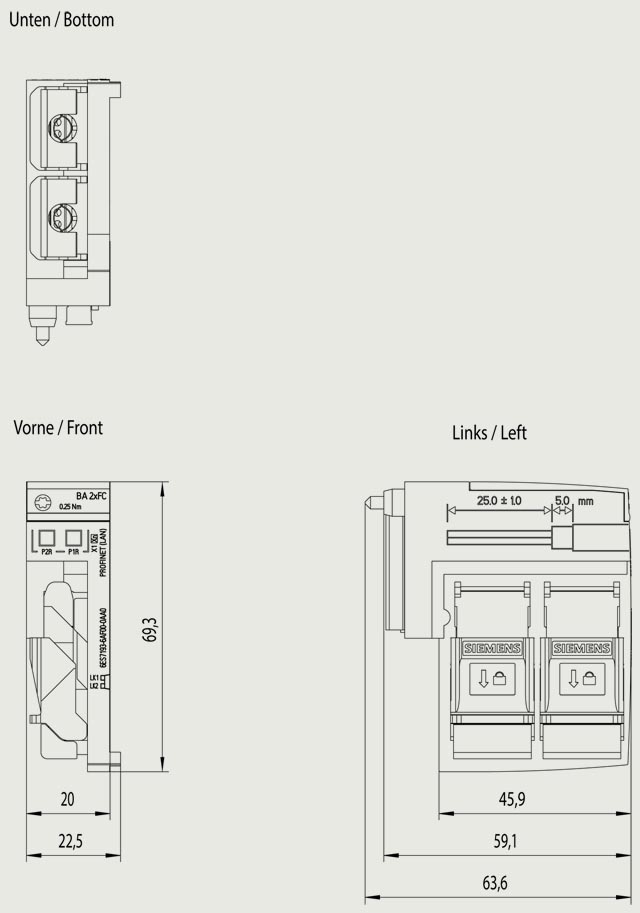 6ES7193-6AF00-0AA0 SIEMENS Казахстан