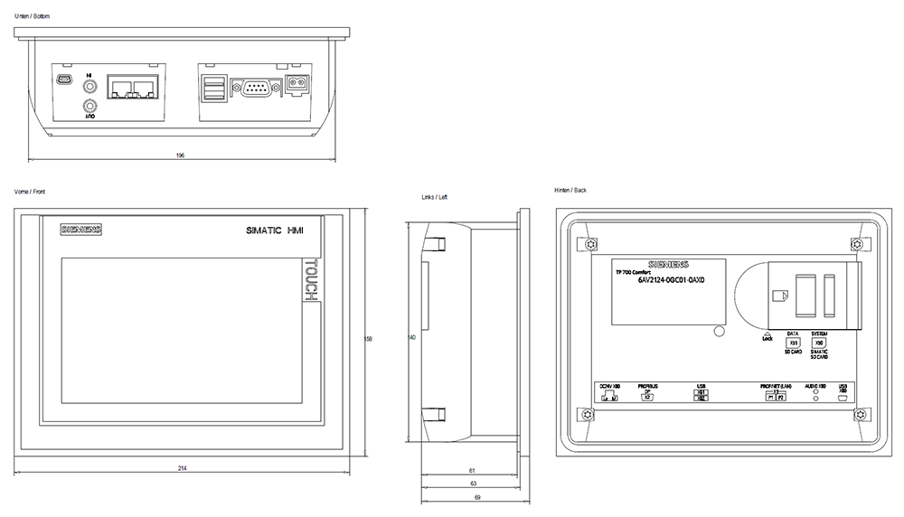 6AV2124-0GC01-0AX0 SIEMENS Казахстан