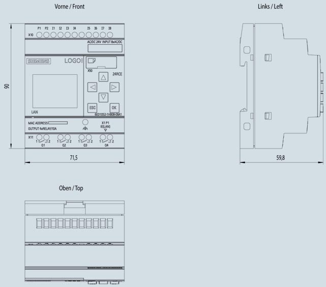 6ED1052-1HB08-0BA1 SIEMENS Казахстан