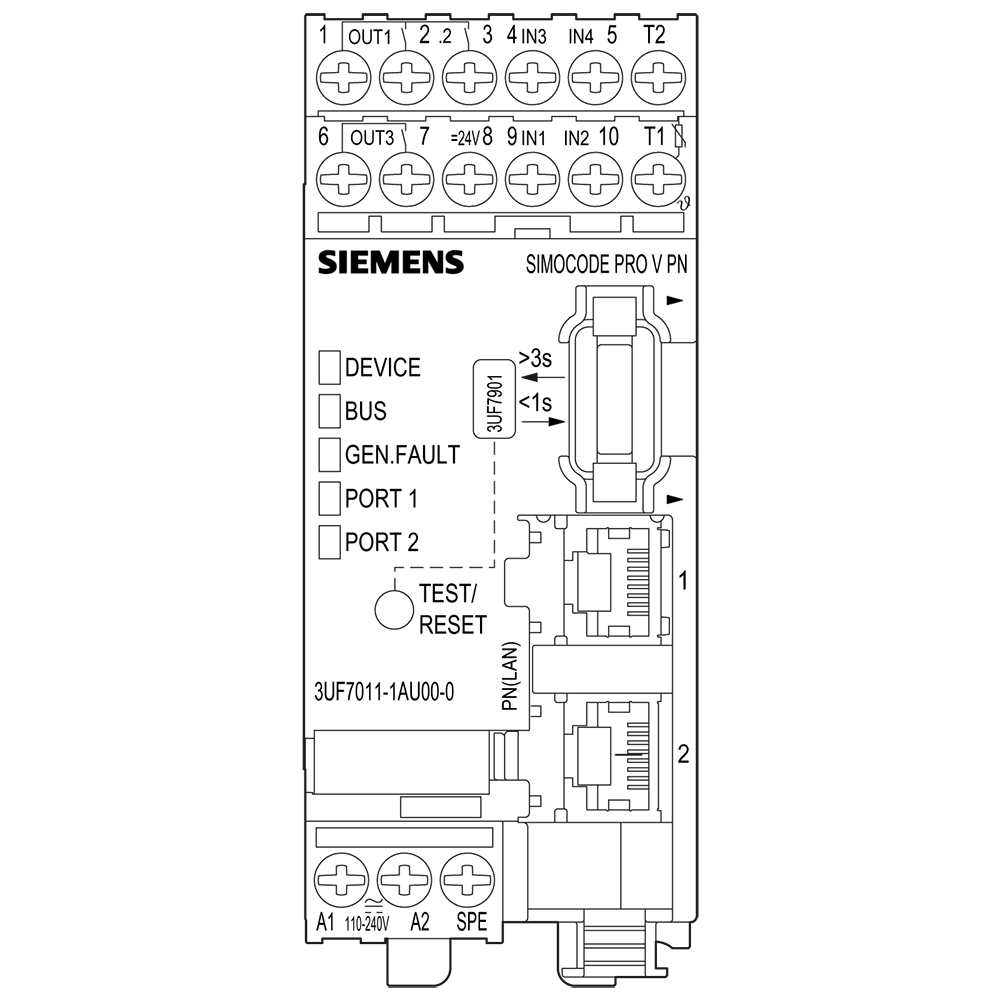 3UF7011-1AU00-0 SIEMENS Казахстан